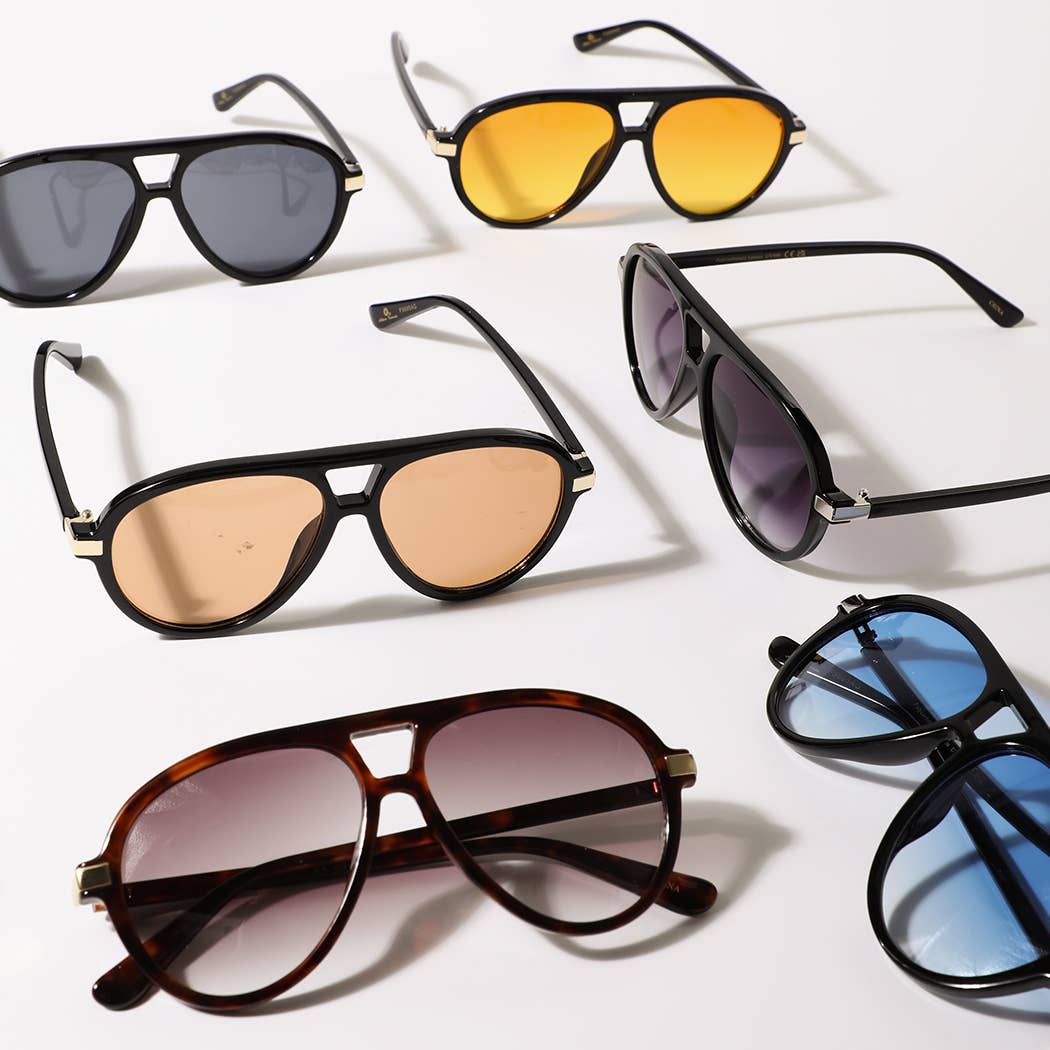 Retro Aviator Sunglasses