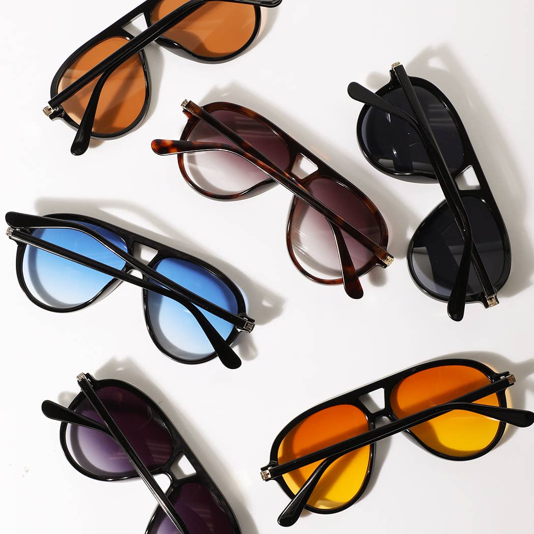 Retro Aviator Sunglasses
