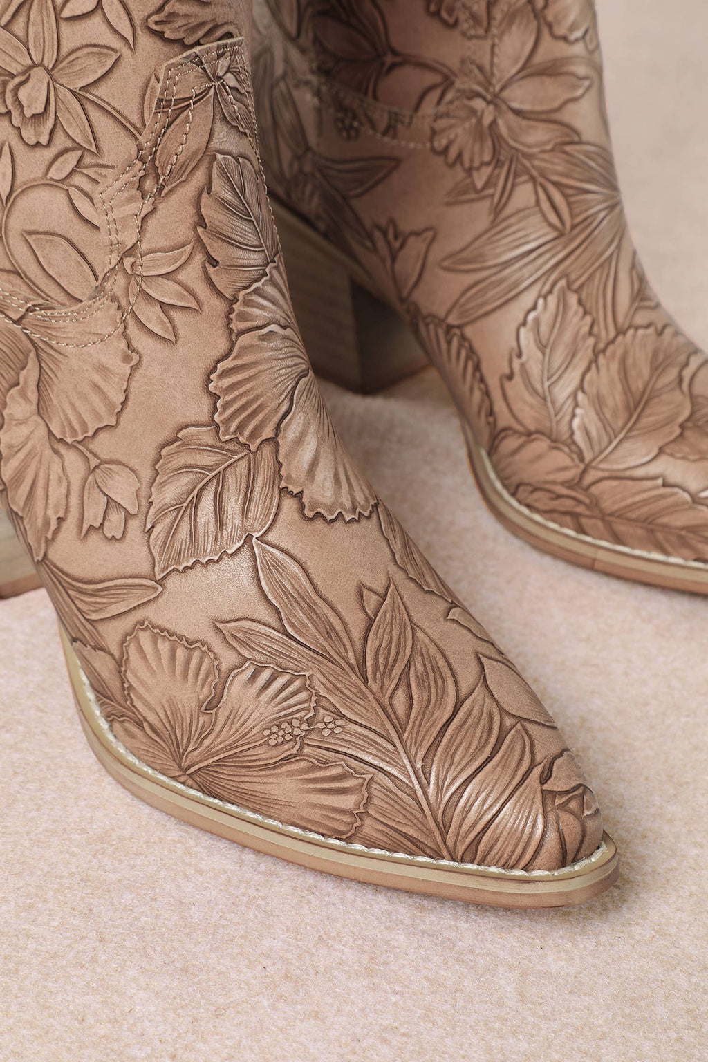 Floral Western Boot