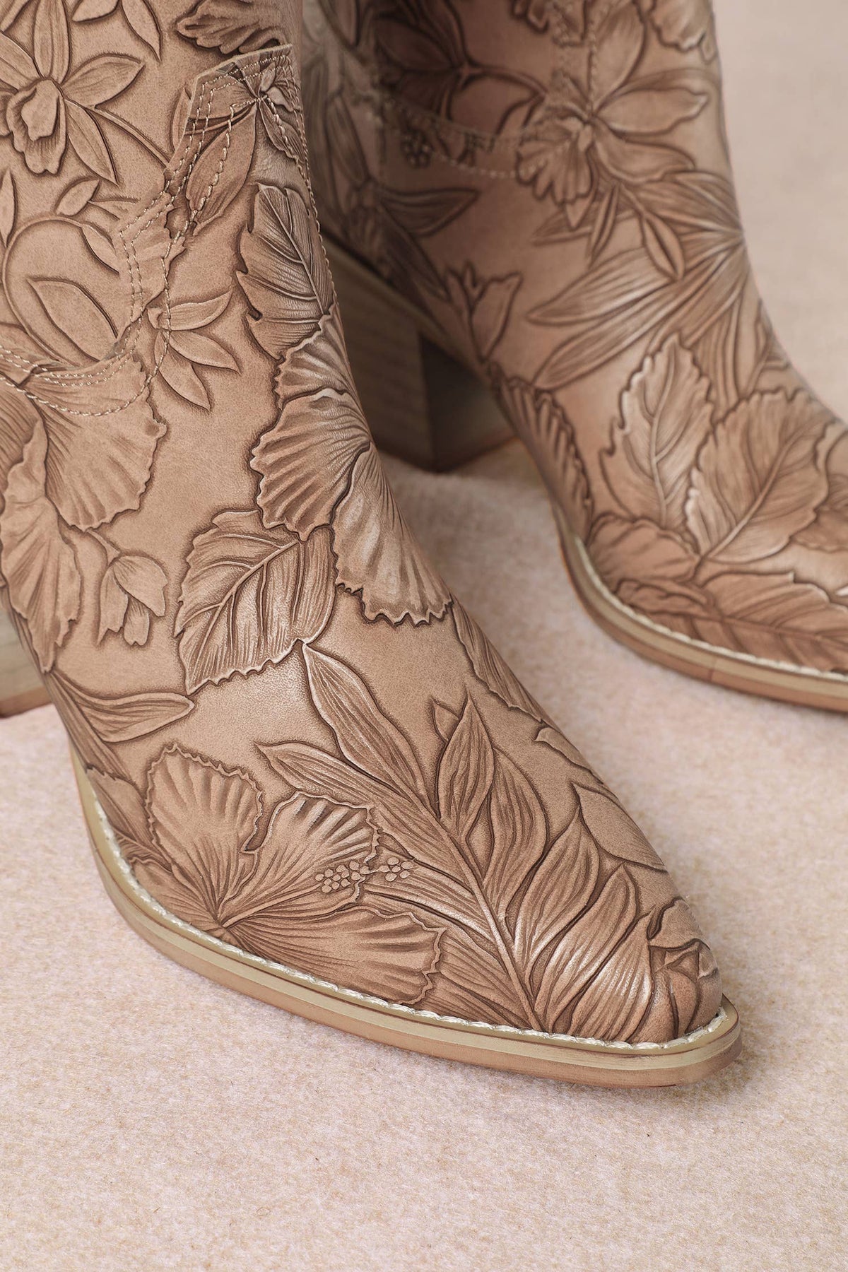Floral Western Boot